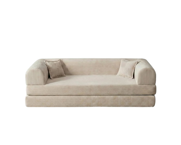 Atelier Del Sofa Legom Eco - Sofá-Cama de 3 Plazas Crema